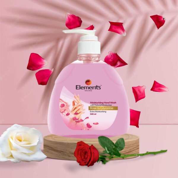 Elements Wellness Rose&Glycerine Moisturising Hand Wash 500 Ml